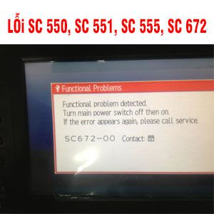 Sửa máy photo Ricoh 2075 lỗi SC 550 SC 551 SC 555 SC 672