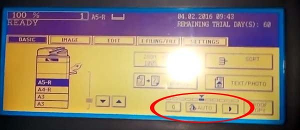 Chỉnh độ đậm nhạt của mực và chọn số lượng cần photocopy Chỉnh độ đậm nhạt của mực và chọn số lượng cần photocopy