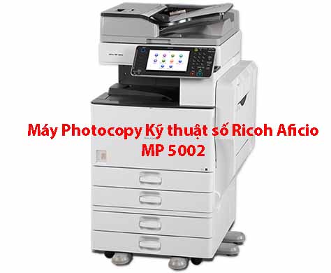 Cách photo từ a4 sang a3 từ Máy Photocopy Ricoh Aficio MP 5002