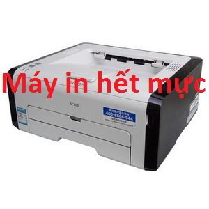 Cách nhận biết máy in hết mực