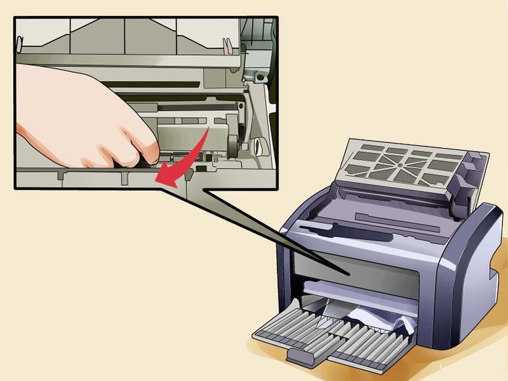 xử lý kẹt giấy máy in Laser, xu lu ket giay may in Laser