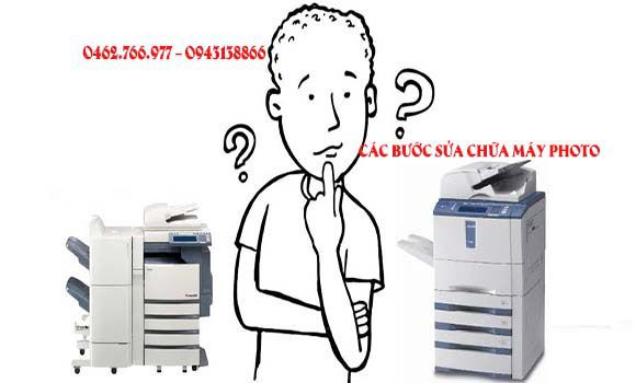 Các bước sửa chữa máy photo