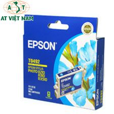 Mực in epson C13T049290-T0492 màu xanh                                                                                                                                                                  